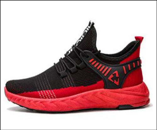 Unisex Breathable Lace-Up Running Shoes
