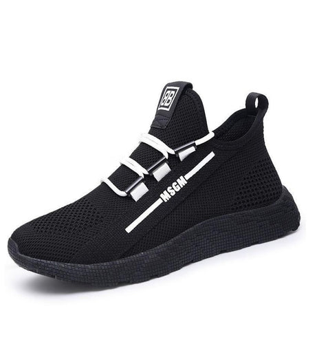 Black Breathable Running Shoes